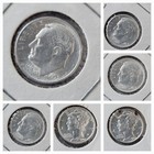 25 Brilliant Uncirculated Group Of Dimes 2 MERCURY DIMES & 23 ROOSEVELT DIMES — photo 7