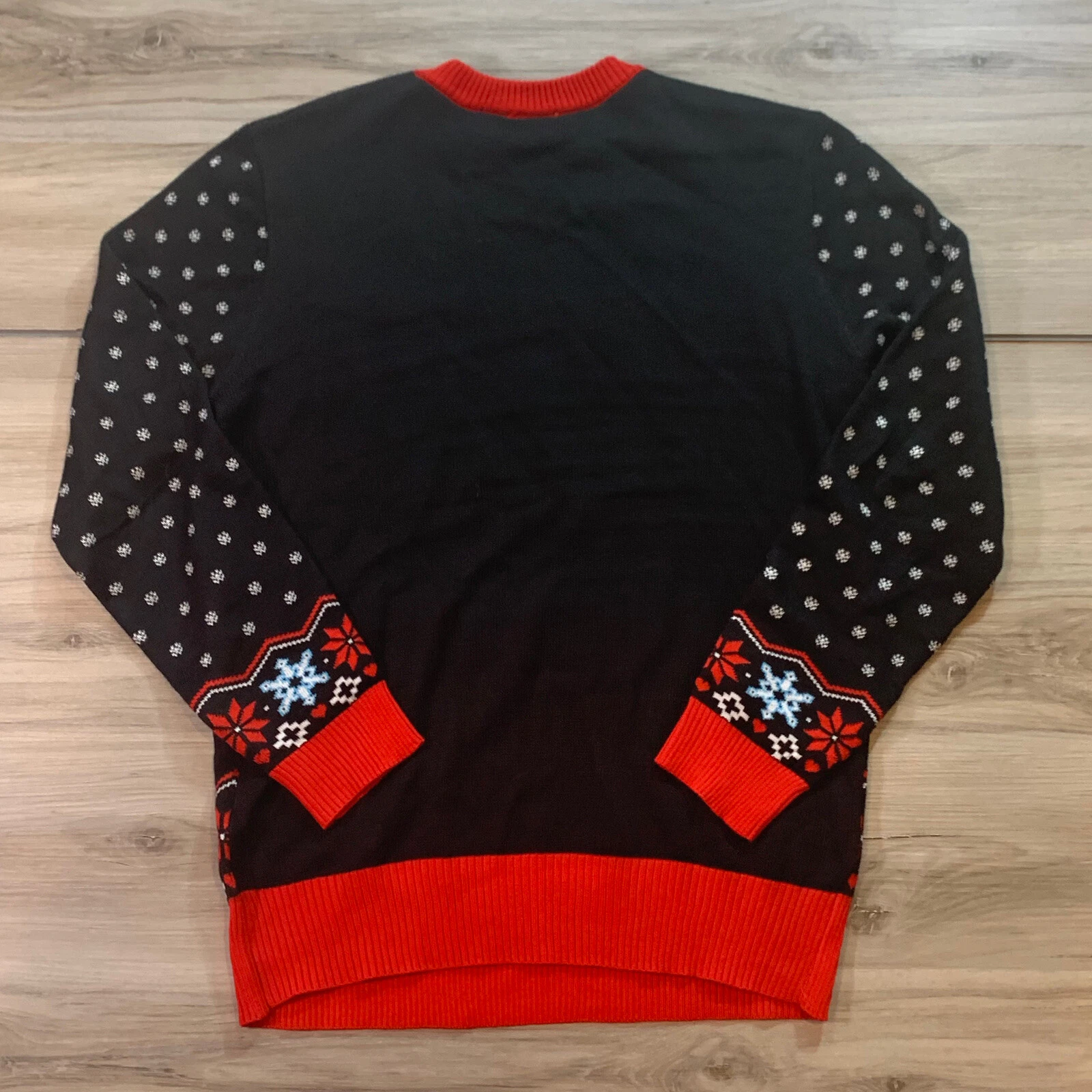 SpongeBob Squarepants Ugly Christmas Sweater Mens Size Medium Nick 90s E213