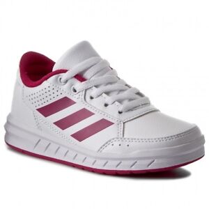 white with pink stripe adidas