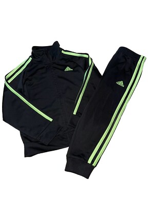 neon green adidas tracksuit