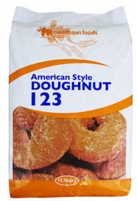 25 kg AMERICAN STYLE DONUT Donut MIX, NUR WASSER HINZUFÜGEN Großpackung Beutel Caterer Pack