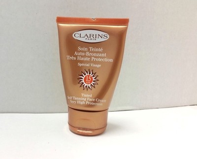Clarins Tinted Self Tanning Face Cream SPF 15 LOT L New Extremely Rare Item