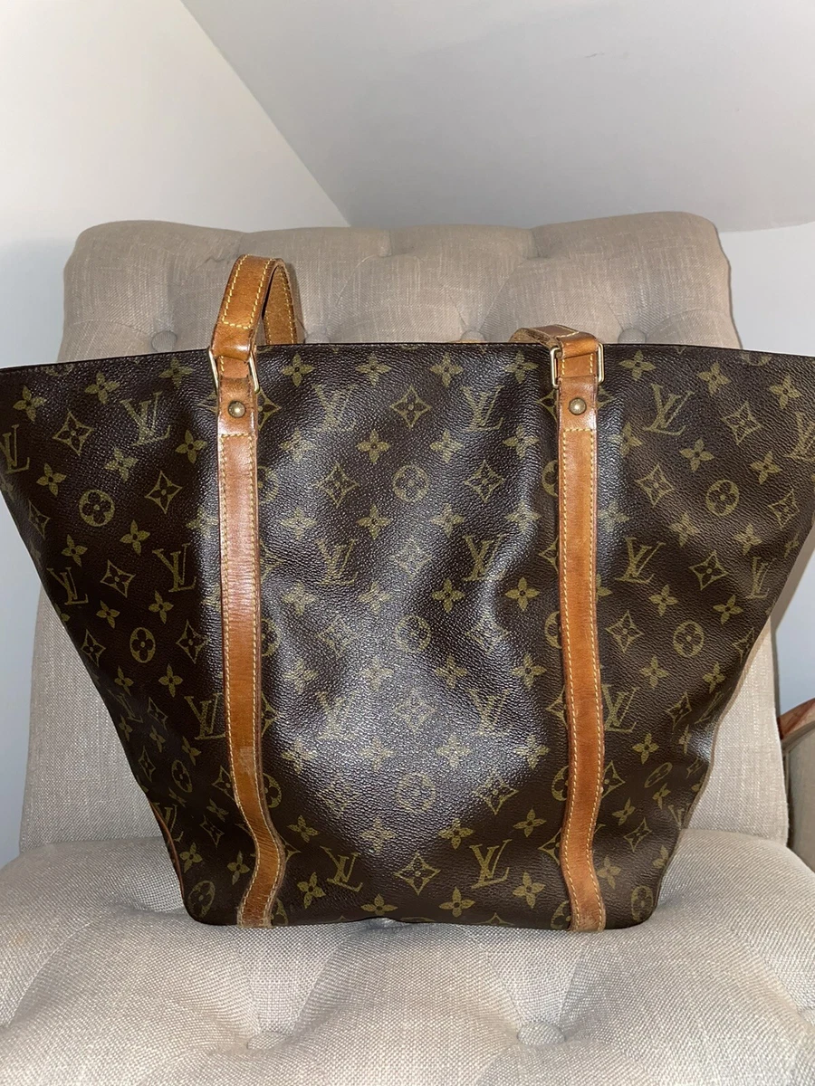 LOUIS VUITTON Vintage Monogram Sac Shopping Bag