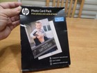 New HP Inkjet Printer Glossy Photo Card Home Picture Paper Pack 5”x7” & 4”x6” 