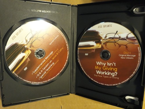 Why Isn't My Giving Working? (DVD 2013) Jesse Duplantis. Four Types of Giving - Picture 2 of 5