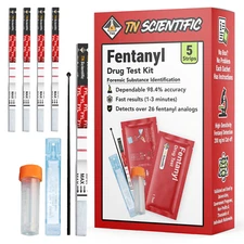 TN Scientific (FYL) Drug Test Strip Kit [5 Pack] - Powder, Liquid, & Urinalysis