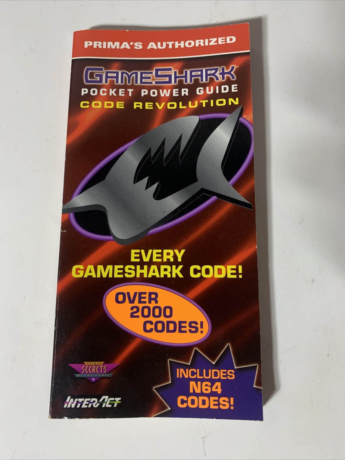1997 GameShark Prima’s Pocket Power Guide N64, PlayStation, Sega