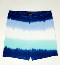 Polo RALPH LAUREN Youth UNISEX XL 16 Jersey BLUE Mint OMBRE SHORTS Dip Tie Dyed
