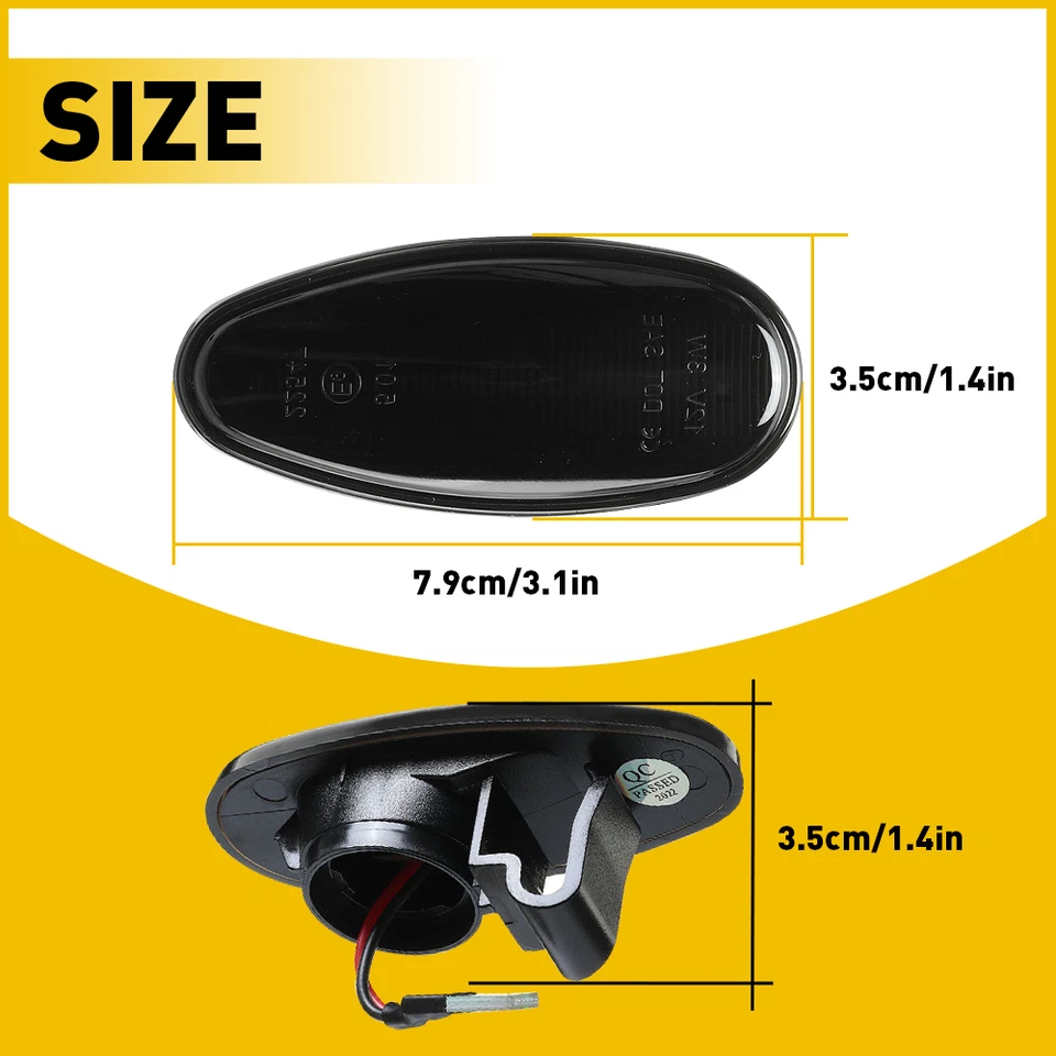 Новый прозрачный светодиодный габаритный фонарь крыла для Mitsubishi Outlander Lancer 2003-2006 - Изображение 3 из 4