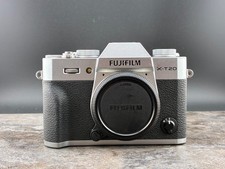 Fujifilm X-T20 24mp Mirrorless Digital Camera Body Silver good 6089