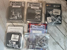 Mixed 28mm Metal Minis Lot – Warlord Games, Blue Moon, Implements of Carnage