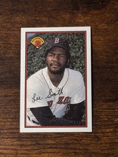 1989 Boston Red Sox Lee Smith Bowman #19