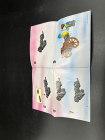 LEGO 1970 - Pirates - Gun Cart - Instructions ONLY - 1993