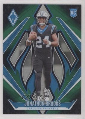 2024 Panini Phoenix Rookies Green Fade /199 Jonathon Brooks #208 Rookie RC 1q4l