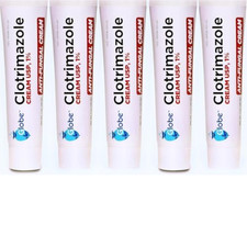 5Pack Anti-Fungal Cream Cure Athletes Foot, Jock Itch, Compare to Lotrimin AF 1 