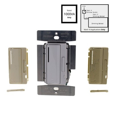 Cooper AF10-C1 A/IV/WH Smart Master Dimmer Preset Fluorescent Multi-Way 1000VA