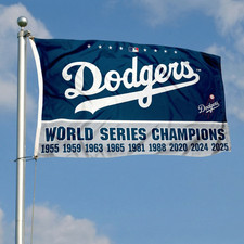 Los Angeles Dodgers Premium 3x5 ft Flag LA MLB Baseball Banner UPDATED 2025