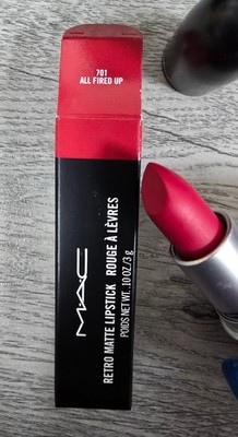 MAC Retro Matte Lipstick | 701 All Fired Up | 3g/0.1oz | Neu Verpackt   Original