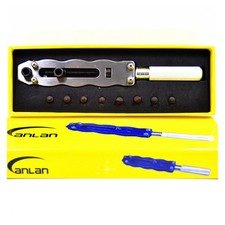 Steel Watch Back Case Remover Opener Wrench With Fittings Watchamaker Tool