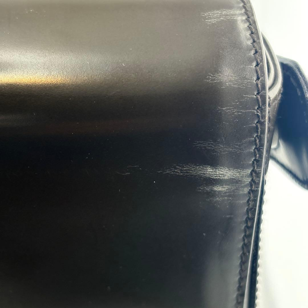 PRADA Enamel Leather Shoulder Bag Black Authentic Classic Crossbody Purse Japan thumbnail 16