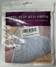 Rug Grippers Anti Curling Non Slip Pad Carpet Reusable Removable Washable 8 pcs