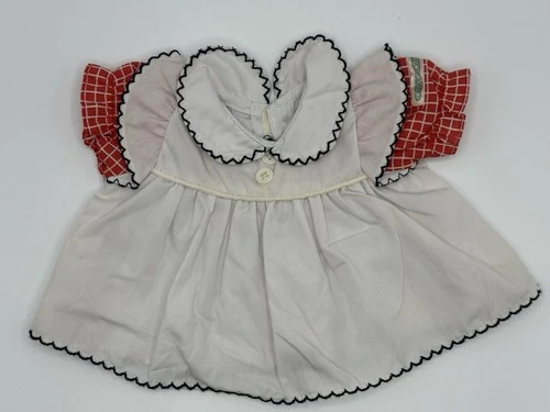 Vintage 1985 Coleco Cabbage Patch Kids / Doll Red & White Dress Clothing