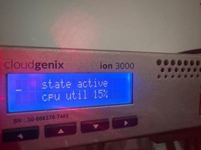 CloudGenix  ION 3000 Remote Router Network Appliances platform 