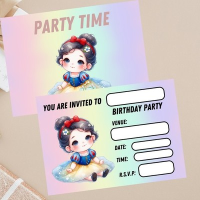 Prinzessin Geburtstag Party Einladungen 10 Einladungen Umschläge Kinder Party EinladungP&P 