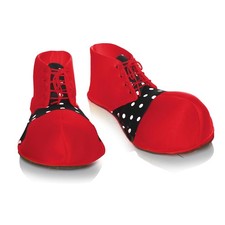 Oversized Red Clown Adult Costume Shoes
