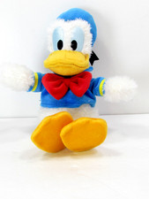 Vintage Walt Disney World Donald Duck Plush 10 Inch Sailor Red Bow Hat fuzzy