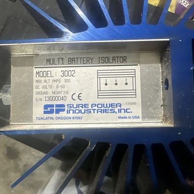 Sure Power SP3002 's Sure Power 3002 Multi Battery Isolator, 300 A, 3 for Eaton