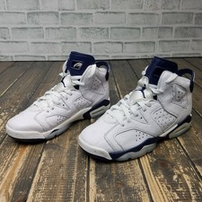 Air Jordan 6 Retro GS Midnight Navy Kids Size 6Y - 384665-141