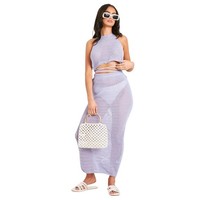 Missy Empire - Langer Rock FüR Damen, Jerseyware (GT22609)