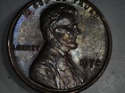 1978-P Toned Lincoln Memorial Cent Penny with Rainbow Toning — photo 5