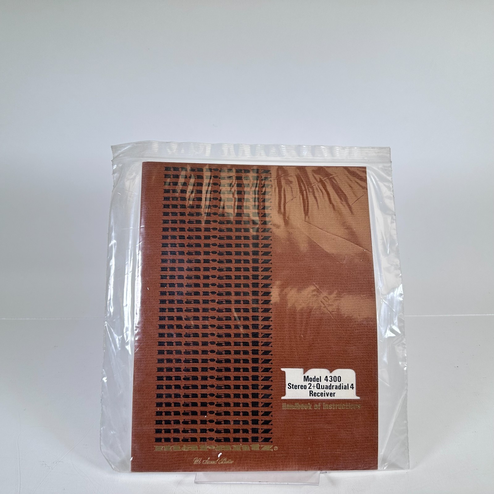 Vintage Original Marantz 4300 Handbook Of Instructions Stereo Receiver