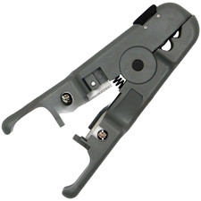 Network Tool Wire Stripper Cutter with Rotating Head and Adjustable Blade