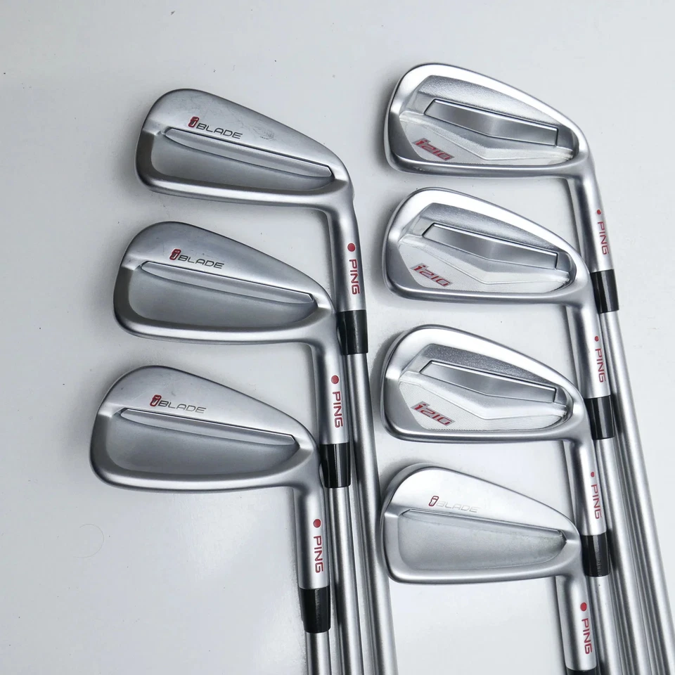 Used Ping i210 & iBlade Combo Iron Set / 3 - 9 IRON / X-Stiff Flex - Image 2 of 4