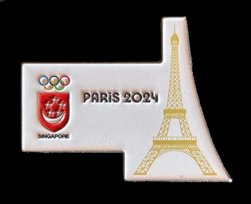 Great-looking Paris 2024 Summer Olympics - Singapore NOC Pin