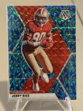 2020 Panini Mosaic Jerry Rice Peacock SSP 49ers Hall Of Fame Case Hit #178