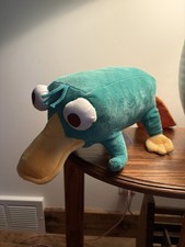 Disney Store Phineas and Ferb Perry the Platypus 19" Plush NWT Sound Works