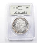 1883-CC PCGS MS63PL OGH MORGAN SILVER DOLLAR OLD GREEN HOLDER