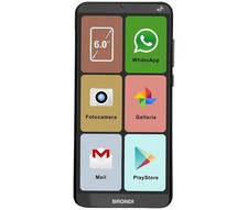 Brondi Amico XL 2+16GB Android 6.0" Nero, Brondi Smartphone XL, 15,2 cm (6"), 2 