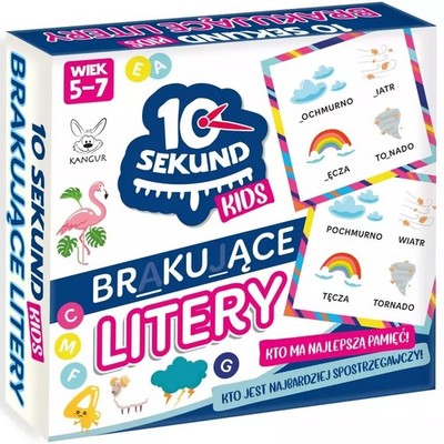 10 Sekund Kids. Brakujące litery Kangur
