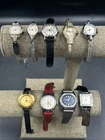 Lot of 9 Vintage Mechanical Womens Wristwatches, Benrus, Caravelle, Timex +More