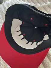 Beechfield Snapback Baseball Cap Red & Black One Size New with Tags