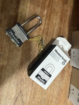 Lot of 6 Master Lock 2'' Commercial Laminated Padlocks Keyed Alike 5KA 2126