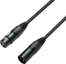 Adam Hall Cables 3 STAR DMF 1500 - DMX Cable XLR male to XLR female 15 m