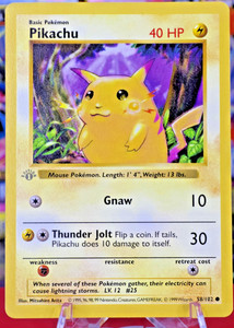 Shadowless Pikachu | eBay
