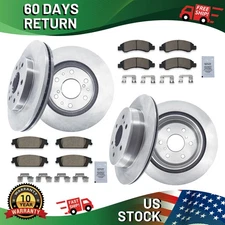 FRONT REAR Brake Disc Rotors and Ceramic Pads Kit for 2015 Cadillac Escalade/ESV