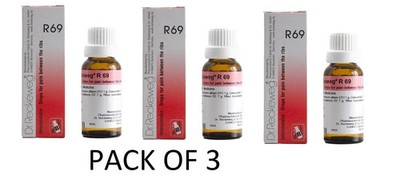 Dr Reckeweg R69 Drops 22ml ×3 | Natural Rib Area Comfort & Nerve Wellness Aid
